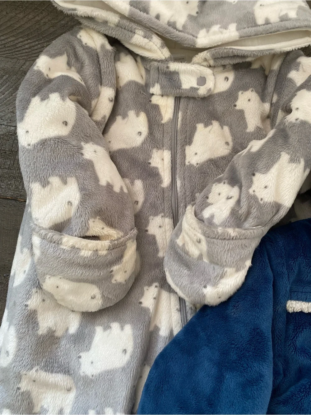 Baby 6-9 Months Fleece Bodysuit Prams Jumpers & Hooded Coat Winter Bundle Lot